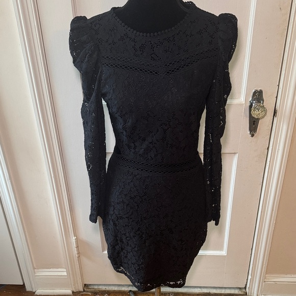 Express Women’s Black Lace Dress Size Small NWT - Picture 2 of 16